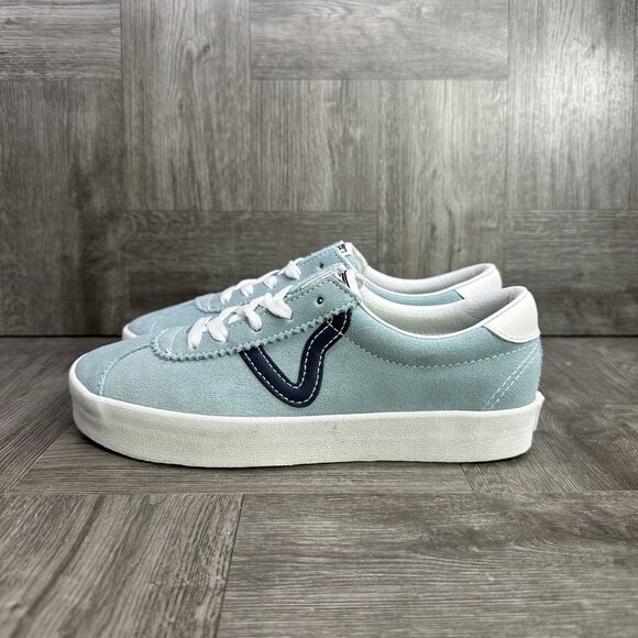 Vans Sports Low Women's size 6 Light Blue Suede Shoes - Picture 2 of 8
